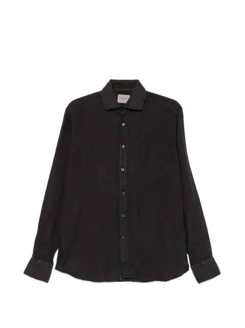 Tintoria Mattei long-sleeved shirt Black J66TNPUY1