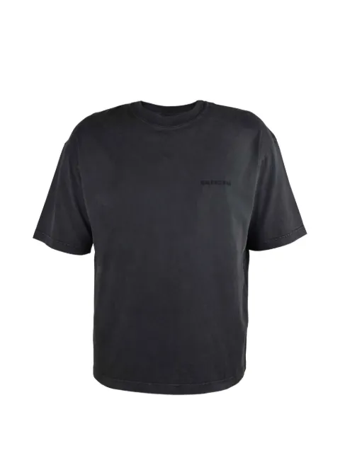 Balenciaga embroidered-logo T-shirt Grey 612966TLVB91146