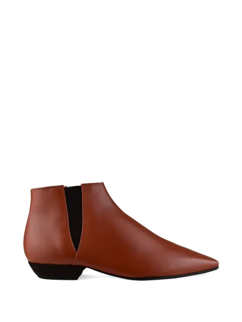 Loro Piana elasticated-panels pointed boots Brown FAN8990P08H