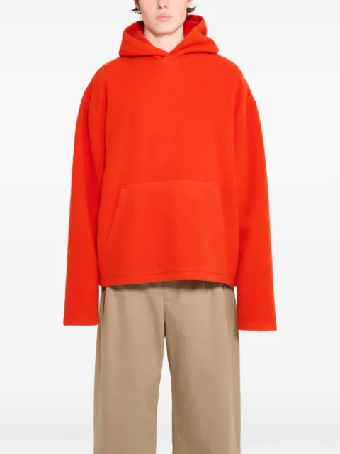 Rier front-pocket hoodie Orange NFL9X02NATURALFLEECE