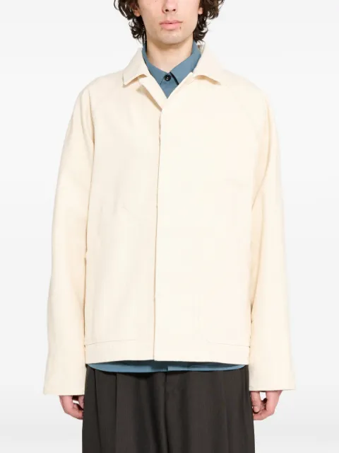 Margaret Howell raglan-sleeve jacket Neutrals MHJK0518S25MJGNAT