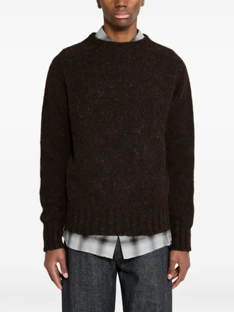 Margaret Howell crew-neck sweater Brown MHKN0517A25MJKDKB