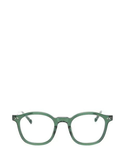 Matsuda round-frame glasses Green M2068
