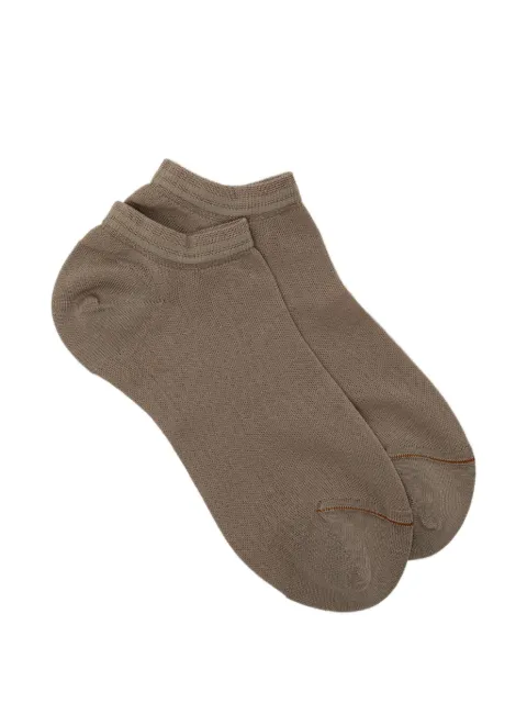 Zegna striped ankle socks Neutrals N5V027500