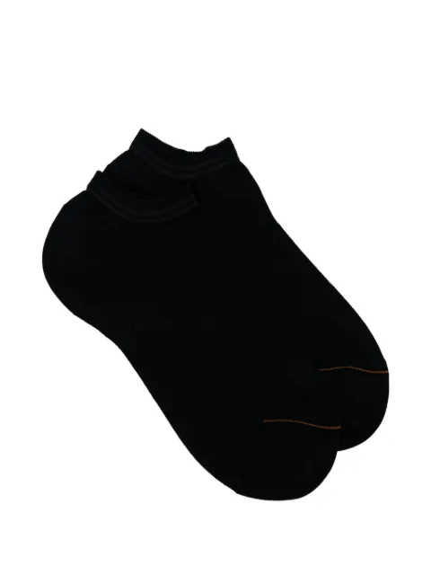 Zegna striped low-cut socks Black N5V027500