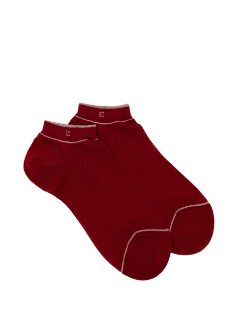 Zegna Rete Piquet socks Red N5V020230