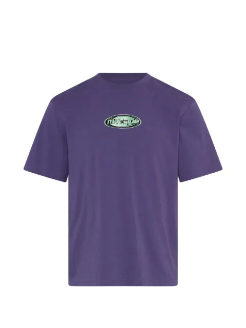 Martine Rose logo-print T-shirt Purple 603JS02606F