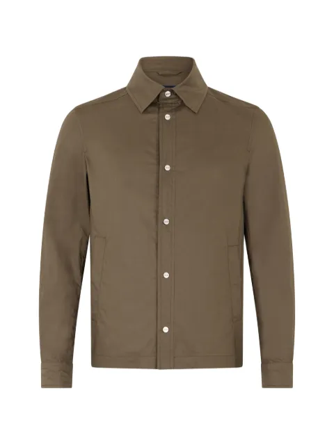 Herno button-front shirt jacket Brown GI000346U13164
