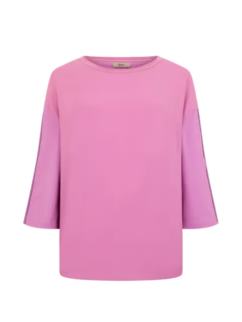 Herno three-quarter sleeve top Pink JG000168D52006