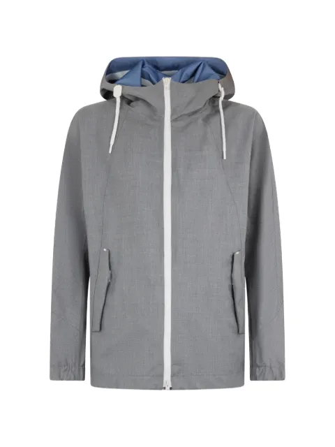 Herno zip-up hooded jacket Grey GI000353U33367