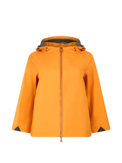 Herno zip-up hooded waterproof jacket Orange GI00059DL11101