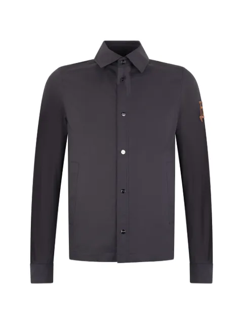 Herno logo-detail shirt jacket Blue GI0001UCBM0213164