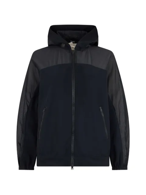 Herno zip-up hooded jacket Black JC000045D13455S