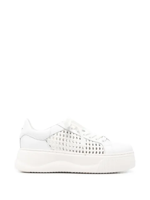 Cult Perry perforated leather sneakers White CLW423700