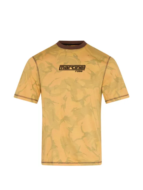 Martine Rose camouflage-print T-shirt Yellow 603JE10208F