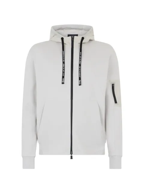 Herno zip-up hoodie White JC00003UL50017