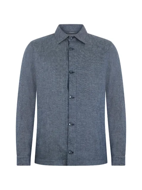 Herno button-front shirt jacket Blue GI000350U17123