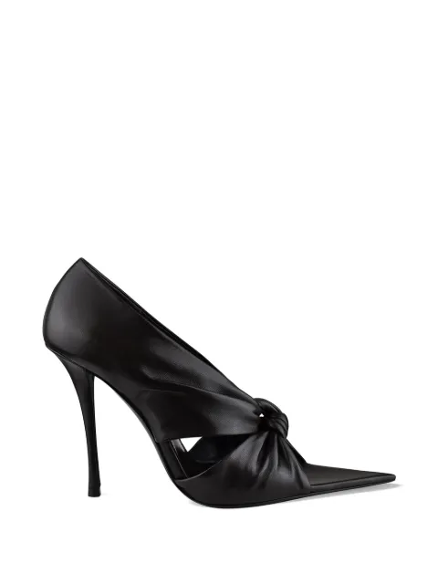 Saint Laurent Malika tied-strap sandals Brown 827668AADF02245