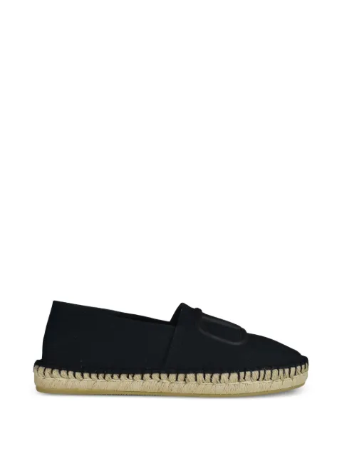 Valentino Garavani logo-detail espadrilles Black VY2S0B73
