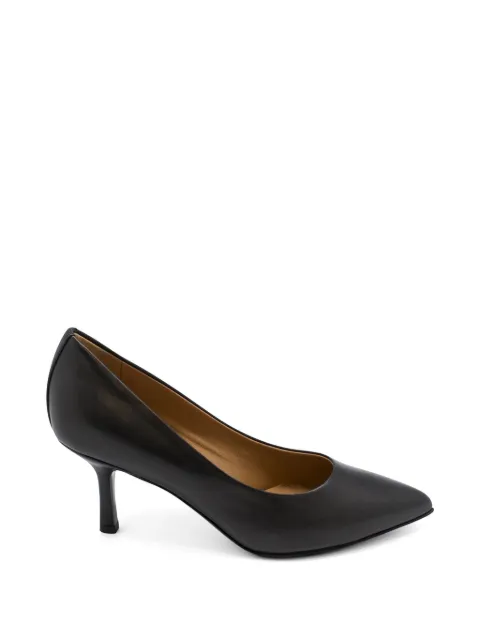 Walter Steiger pointed-toe leather pumps Black SA559BT