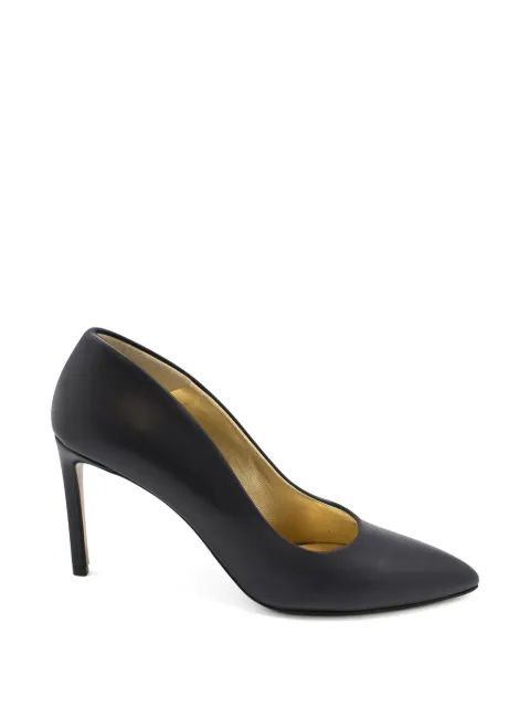Walter Steiger leather heeled pumps Blue SA558HT