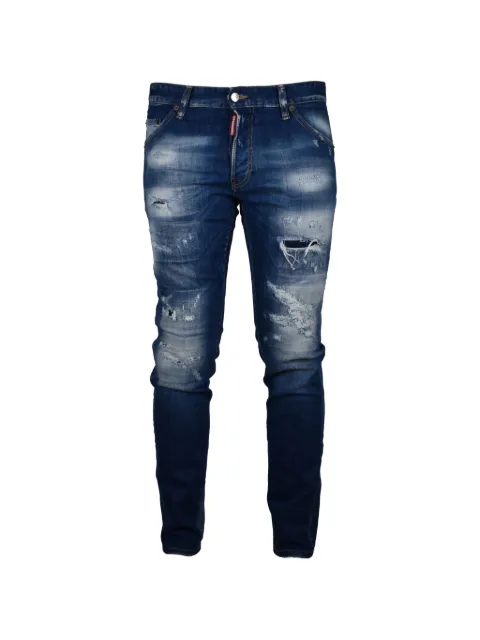 DSQUARED2 Cool Guy distressed-detail skinny jeans Blue S74LB1266