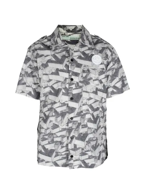 Off-White 3D arrows short-sleeved shirt White OMGA107R20G44033A