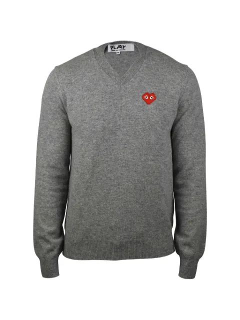 Comme des Garçons Homme V-neck sweater Grey AZN08205127