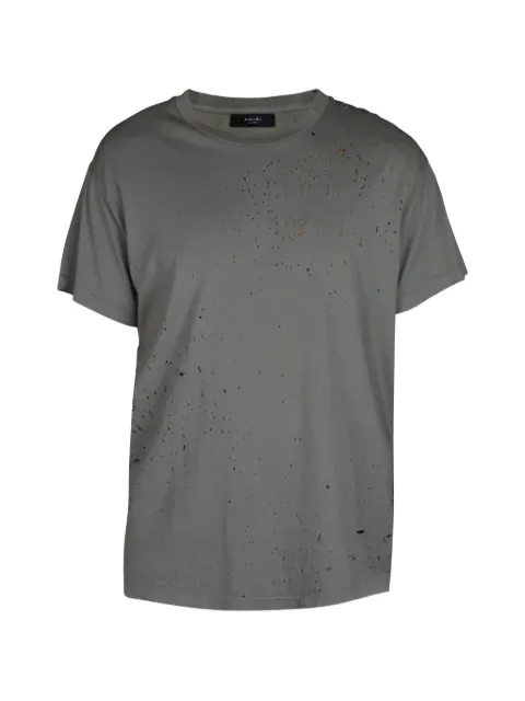 AMIRI aged-effect T-shirt Grey W9M03350CJ