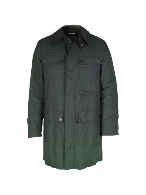 Dolce & Gabbana flap-pockets coat Green WSP37MANTEAUDGKAKI