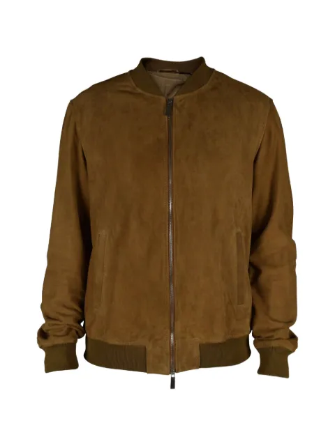 Billionaire suede bomber jacket Neutrals BOMBERBILLIONAIRECAMEL