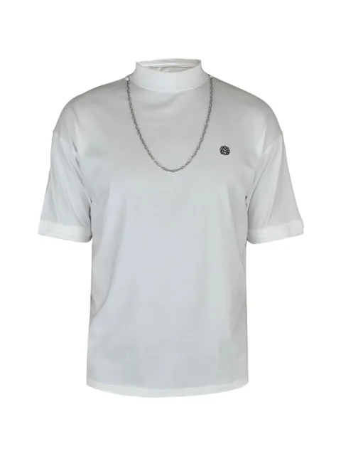 AMBUSH logo-embroidered T-shirt White BMAA010S21JER0011010