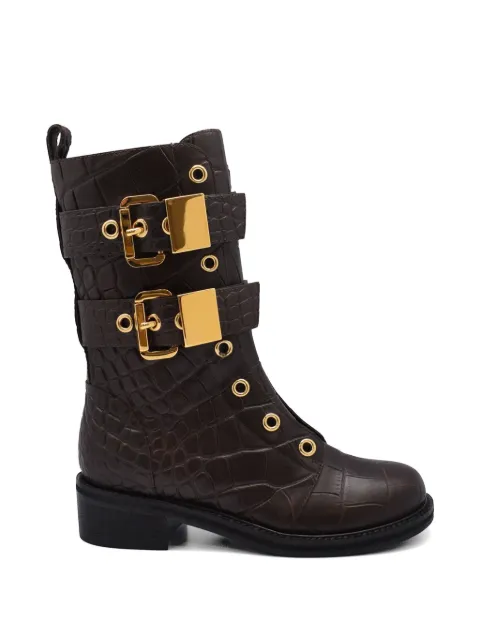 Giuseppe Zanotti buckle-embellishment boots Brown I47064