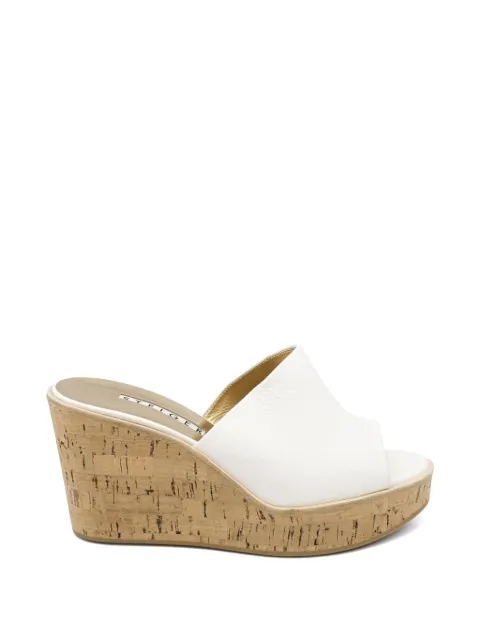 Walter Steiger platform heeled sandals White SA551