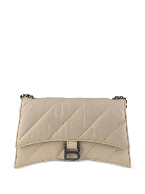 Balenciaga XS Crush crossbody bag Neutrals 736016210J09518