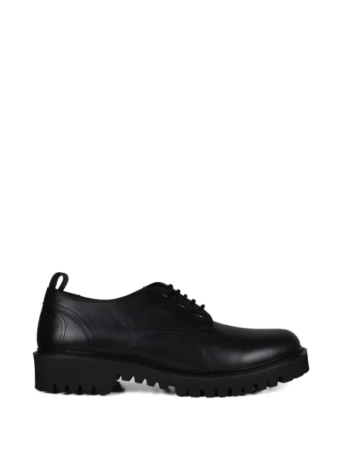 Valentino Garavani stitching leather loafers Black YS0C26JZI