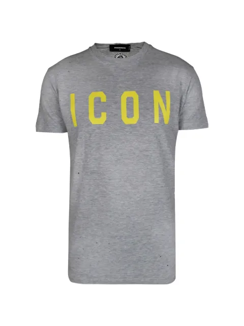 DSQUARED2 logo-print T-shirt Grey S74GD0602