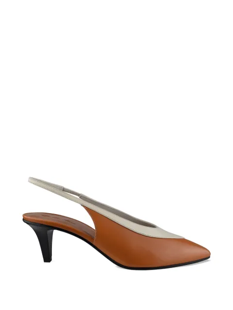 Loro Piana pointed leather pumps Neutrals P01003645CAMIVOIR