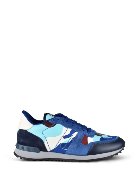Valentino Garavani Rockrunner camouflage-print sneakers Blue XY2S0723T
