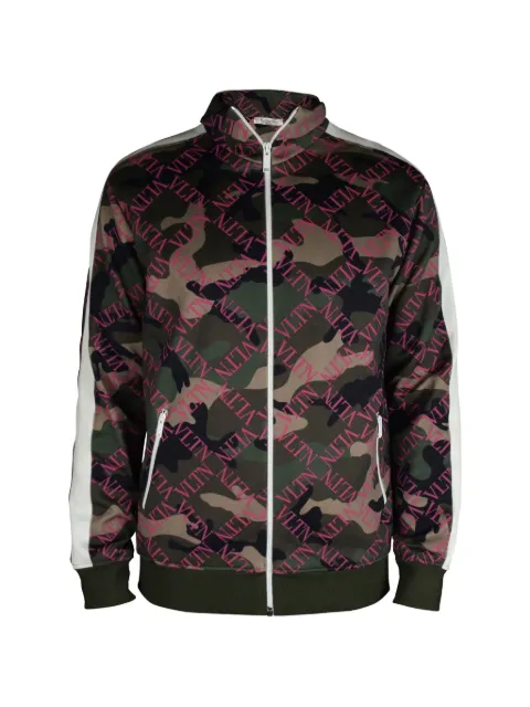 Valentino Garavani logo-print sweatshirt Green VMF02YYFW