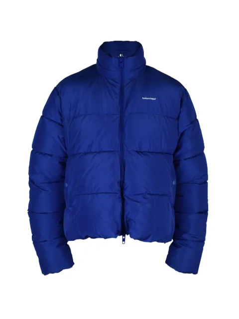 Balenciaga quilted logo jacket Blue MB0556240