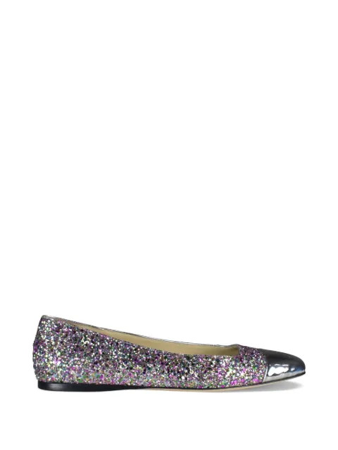 Jimmy Choo Watson sequin-embellished ballet flats Purple WATSONFLATCGF