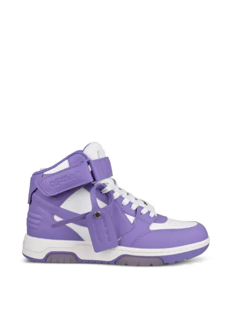 Off-White Out of Office arrow high-top sneakers Purple OMIA259S23LEA0013700