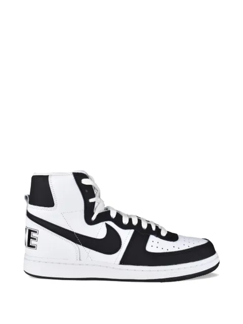 Comme des Garçons Homme x Nike high-top swoosh logo sneakers White FD4159101