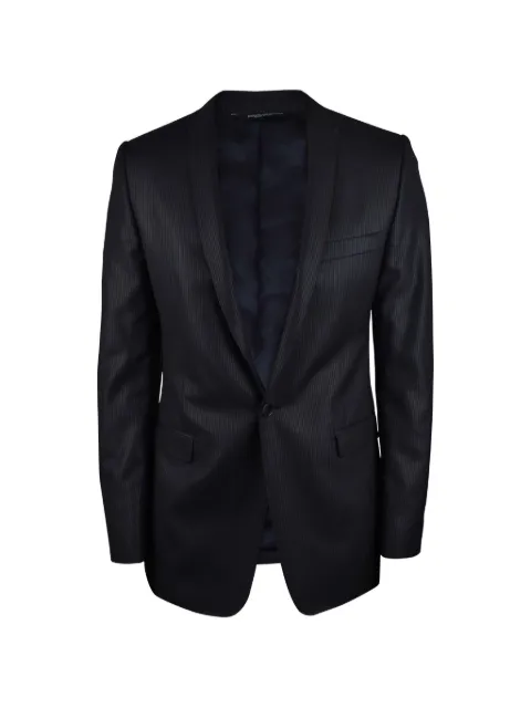 Dolce & Gabbana striped two-piece suit Black 0101STG1N9TTFRMBKS8053