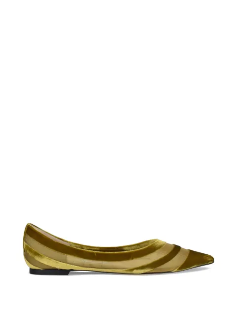 Jimmy Choo Love ballet flats Green J00016333638136518