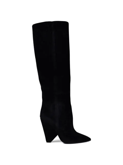 Saint Laurent Niki pointed-toe boots Black 545002GV0001000
