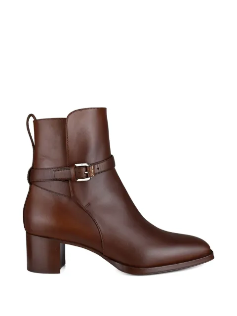 Lauren Ralph Lauren Callie buckle-strap boots Brown CALLIEBOOTS5