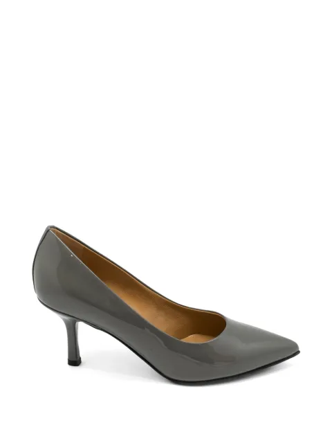 Walter Steiger patent-leather pumps Grey SA557