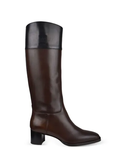 Lauren Ralph Lauren Alysha leather boots Brown BOTTESALYSHAMARRON